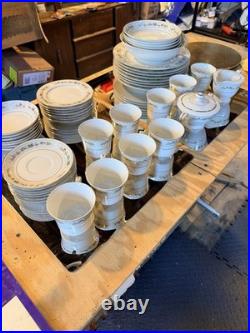 M Fine China Autumn 5201 Porcelain Dinner Set Plates Cups Japan
