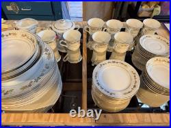 M Fine China Autumn 5201 Porcelain Dinner Set Plates Cups Japan