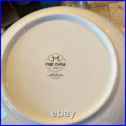 M Fine China Autumn 5201 Porcelain Dinner Set Plates Cups Japan