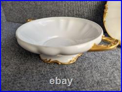 Magnificent Antique Jean Pouyat Limoges Covered Tureen Heavy Gold Gilt