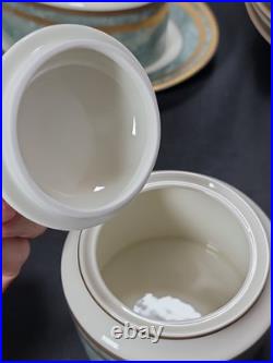Mikasa Oscar de la Renta JADE FLORENTINE China Set Gravy Boat Sugar Creamer
