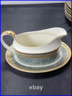 Mikasa Oscar de la Renta JADE FLORENTINE China Set Gravy Boat Sugar Creamer