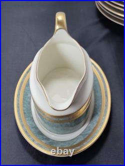 Mikasa Oscar de la Renta JADE FLORENTINE China Set Gravy Boat Sugar Creamer
