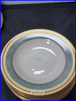 Mikasa Oscar de la Renta JADE FLORENTINE China Set Gravy Boat Sugar Creamer