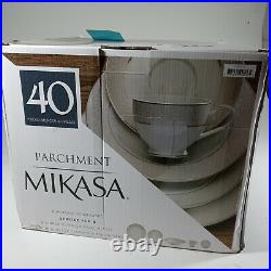 Mikasa Parchment 40 Piece Dinnerware Set 01641