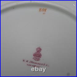 Minton China K158 Gold Embossed Rim 11 Dinner Plates 10½ inches