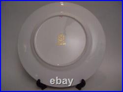Minton Encrusted Raised Gold Gilded Salad Tourquoise Plate In Mint Condition 9