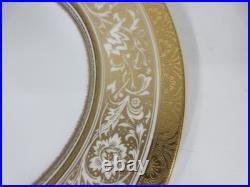 Minton Porcelain Ball Plate 27cm 24K Gold