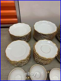 Mitterteich Bavaria Golden Lark Dinner Service 99 pieces