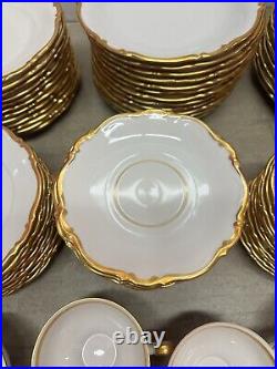 Mitterteich Bavaria Golden Lark Dinner Service 99 pieces