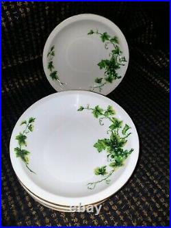 Monarch Virginia China Dinnerware Occupied Japan 67 Pc. Set Grape leaf, Gold Rim
