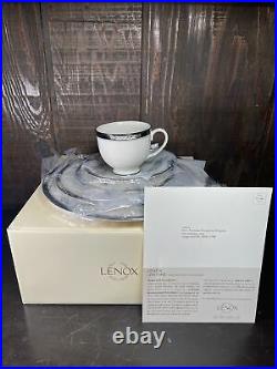 NEW LENOX Hancock Platinum 5-piece Place Setting Presidential Collection Ivory