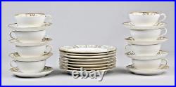 NIPPON Gold Encrusted LUNCHEON SET for (8) Plate, Cup, Saucer 24 Pcs NIPPON Gold Encrusted LUNCHEON SET for (8) Plate, Cup, Saucer 24 Pcs