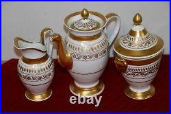 Napoleon Porcelain Gilted Gold Tea Set (5 Pieces including lids)