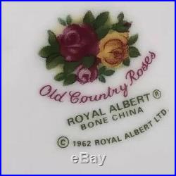 New Box Royal Albert Bone China Country Roses 3Pc Set Tea Or Coffee Set 22K Gold