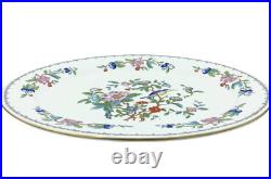 New Fine Pembroke Aynsley Platter Plate China withBird Floral Gold Trim 13.5