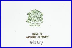 Nice Cylinder Antique Neoclassical Porcelain Gold White Vase Gerold Porzellan