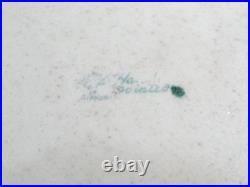 Nippon Floral Plate Gold Trim Ornate Ruffle Hand Painted 7.25 Inch