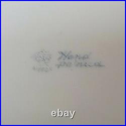 Nippon Porcelain 7.5 Gilded Berry Bowl & 8.75 Matched Plate, Roses