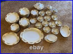 Noritake 4986 Goldrim China Dinnerware Set 89 Pieces Elegant Fine Porcelain Noritake 4986 Goldrim China Dinnerware Set 89 Pieces Elegant Fine Porcelain
