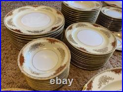 Noritake 4986 Goldrim China Dinnerware Set 89 Pieces Elegant Fine Porcelain Noritake 4986 Goldrim China Dinnerware Set 89 Pieces Elegant Fine Porcelain
