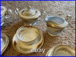 Noritake 4986 Goldrim China Dinnerware Set 89 Pieces Elegant Fine Porcelain Noritake 4986 Goldrim China Dinnerware Set 89 Pieces Elegant Fine Porcelain