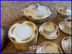 Noritake 4986 Goldrim China Dinnerware Set 89 Pieces Elegant Fine Porcelain Noritake 4986 Goldrim China Dinnerware Set 89 Pieces Elegant Fine Porcelain