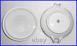 Noritake China Porcelain Floral withGold Mystery 171 Covered Vegetable Bowl