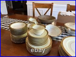Noritake China Setting Covered Serving Dish Hand Painted Gold Trim 1920-1940