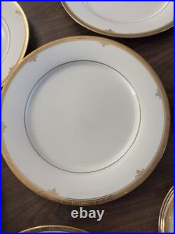 Noritake Contemporary Buckingham Gold 4346 Fine China Plate Cup Saucer Set