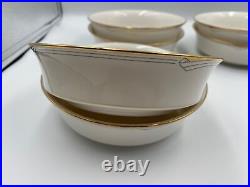 Noritake Fine China GOLDEN COVE Soup / Cereal Bowls Japan Set of 6