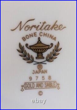 Noritake Gold&Sable Bone-China Service For 12