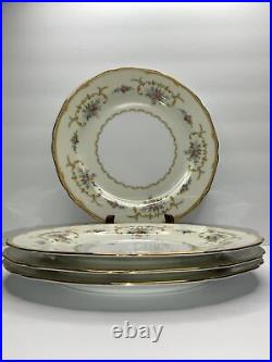 Noritake M Lotus Dinner Plates Vintage 1933 Fine China Made In Japan EUC #1A