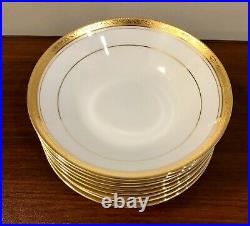 Noritake Majestic Gold 4290 55-Piece Dinnerware Set Porcelain Fine China EUC