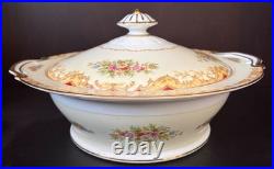 Noritake Morimura N154 China Dinnerware Set 63 Pc Pre-War 1930s Gold Rim Japan