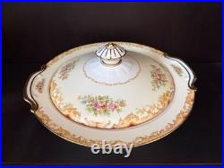 Noritake Morimura N154 China Dinnerware Set 63 Pc Pre-War 1930s Gold Rim Japan
