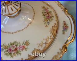 Noritake Morimura N154 China Dinnerware Set 63 Pc Pre-War 1930s Gold Rim Japan