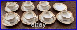 Noritake Morimura N154 China Dinnerware Set 63 Pc Pre-War 1930s Gold Rim Japan