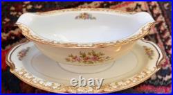 Noritake Morimura N154 China Dinnerware Set 63 Pc Pre-War 1930s Gold Rim Japan
