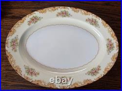 Noritake Morimura N154 China Dinnerware Set 63 Pc Pre-War 1930s Gold Rim Japan
