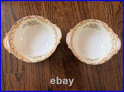 Noritake Morimura N154 China Dinnerware Set 63 Pc Pre-War 1930s Gold Rim Japan