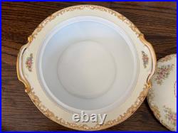 Noritake Morimura N154 China Dinnerware Set 63 Pc Pre-War 1930s Gold Rim Japan