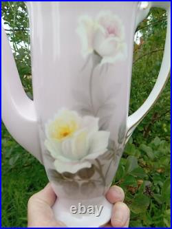 Noritake / NIPPON 9 piece CHOCOLATE SET Painted Roses Tea Pot Esquiste Noritake / NIPPON 9 piece CHOCOLATE SET Painted Roses Tea Pot Esquiste