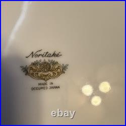 Noritake Occupied Japan Floral Gold Trim Porcelain Dinner Set Cups Plates