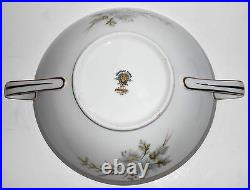 Noritake Porcelain China Michelle 6021 withGold Covered Vegetable Bowl