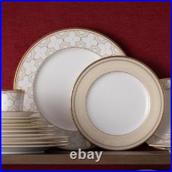 Noritake Trefolio Gold 40-Piece Dinnerware Set, Service for 8