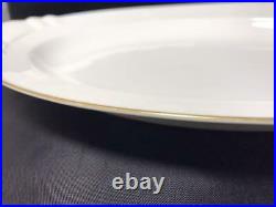 Okura Art China #20 Platter Gold Line Plate Rimshape