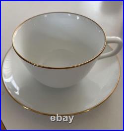 Okura Art China Gold Line Cup Saucer Set