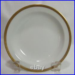 Okura Art China Japan Porcelain Rare GOLD ETCHING Five (5) Dessert Bowls VGC
