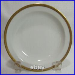 Okura Art China Japan Porcelain Rare GOLD ETCHING Five (5) Dessert Bowls VGC